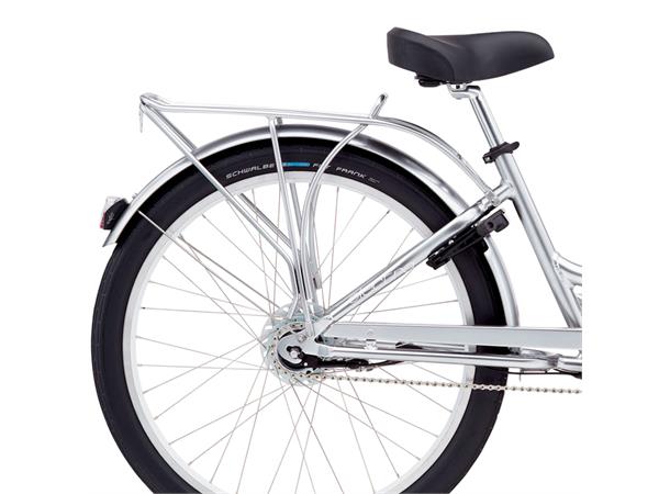 Electra Townie GO! 8i Bosch Elsykkel 2017 mod, 8 interne gir, Polished Silver 